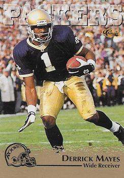 1996 Classic NFL Rookies - Gold #17 Derrick Mayes Front