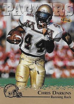 1996 Classic NFL Rookies - Gold #32 Chris Darkins Front