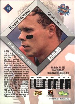 1996 Classic NFL Rookies - Gold #35 Bobby Hoying Back