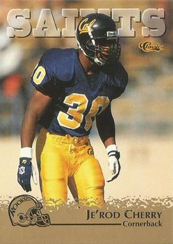 1996 Classic NFL Rookies - Gold #47 Je'Rod Cherry Front