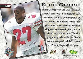 1996 Classic NFL Rookies - Home Jersey #HJ12 Eddie George Back