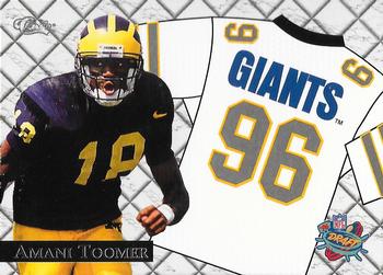1996 Classic NFL Rookies - Home Jersey #HJ13 Amani Toomer Front