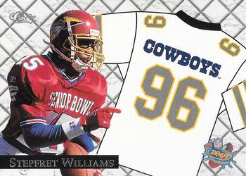 1996 Classic NFL Rookies - Home Jersey #HJ24 Stepfret Williams Front