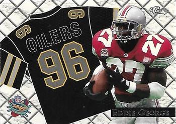 1996 Classic NFL Rookies - Road Jersey #RJ12 Eddie George Front