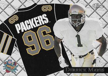 1996 Classic NFL Rookies - Road Jersey #RJ15 Derrick Mayes Front