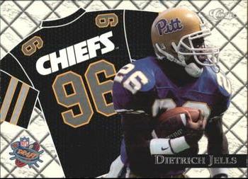 1996 Classic NFL Rookies - Road Jersey #RJ16 Dietrich Jells Front