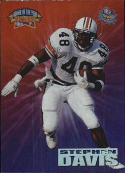 1996 Classic NFL Rookies - Rookie of the Year Contenders #C10 Stephen Davis Front