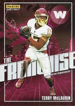 2022 Panini Instant The Franchise #TF32 Terry McLaurin Front