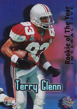 1996 Classic NFL Rookies - Rookie of the Year Interactive #RY5 Terry Glenn Front
