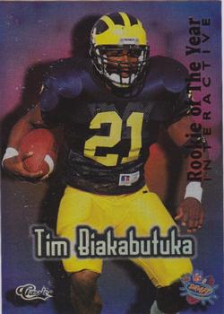 1996 Classic NFL Rookies - Rookie of the Year Interactive #RY6 Tim Biakabutuka Front