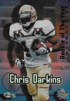 1996 Classic NFL Rookies - Rookie of the Year Interactive #RY12 Chris Darkins Front