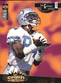 1996 Collector's Choice - You Crash the Game Gold #CG13 Joey Galloway Front