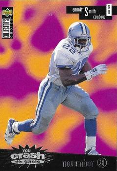 1996 Collector's Choice - You Crash the Game Gold #CG21 Emmitt Smith Front