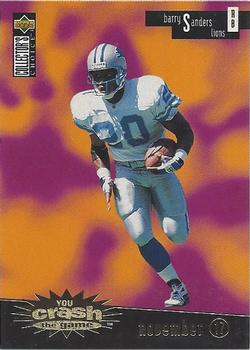 1996 Collector's Choice - You Crash the Game Gold #CG26 Barry Sanders Front