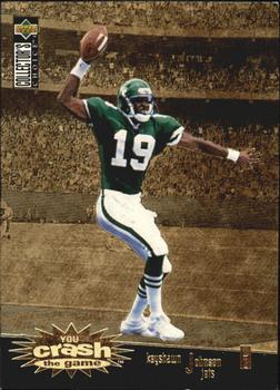 1996 Collector's Choice - You Crash the Game Gold Exchange #19 Keyshawn Johnson Front