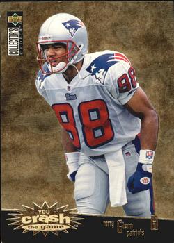 1996 Collector's Choice - You Crash the Game Gold Exchange #20 Terry Glenn Front