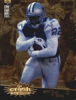 1996 Collector's Choice - You Crash the Game Gold Exchange #21 Emmitt Smith Front