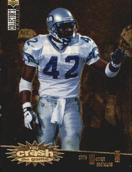 1996 Collector's Choice - You Crash the Game Gold Exchange #23 Chris Warren Front