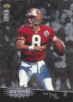 1996 Collector's Choice - You Crash the Game Silver Exchange #5 Steve Young Front