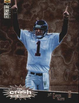 1996 Collector's Choice - You Crash the Game Silver Exchange #9 Jeff George Front