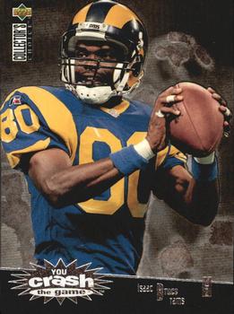 1996 Collector's Choice - You Crash the Game Silver Exchange #17 Isaac Bruce Front