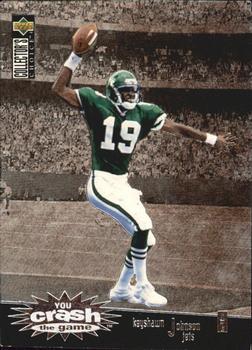 1996 Collector's Choice - You Crash the Game Silver Exchange #19 Keyshawn Johnson Front