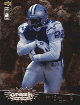 1996 Collector's Choice - You Crash the Game Silver Exchange #21 Emmitt Smith Front