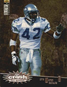 1996 Collector's Choice - You Crash the Game Silver Exchange #23 Chris Warren Front