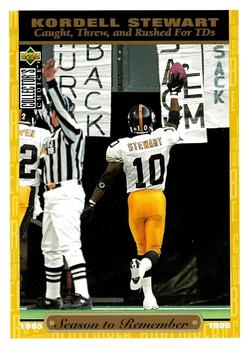 1996 Collector's Choice - Jumbos 3x5 #72 Kordell Stewart Front