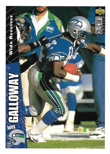 1996 Collector's Choice - Jumbos 5x7 #S 8 Joey Galloway Front