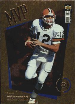 1996 Collector's Choice - MVPs Gold #M10 Vinny Testaverde Front