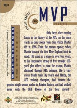1996 Collector's Choice - MVPs Gold #M28 Curtis Martin Back