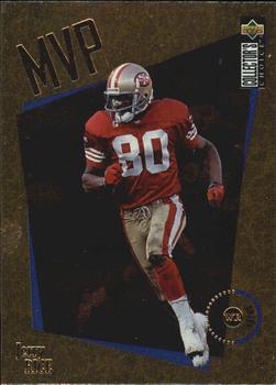 1996 Collector's Choice - MVPs Gold #M42 Jerry Rice Front