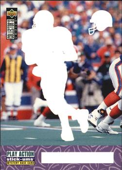 1996 Collector's Choice Update - Play Action Stick-Ums Mystery Bases #SMB17 Jim Kelly Front