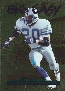 1996 Collector's Edge - Big Easy Gold Foil #7 Barry Sanders Front