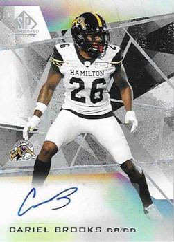 2021 SP Game Used CFL - Autographs #A-CB Cariel Brooks Front