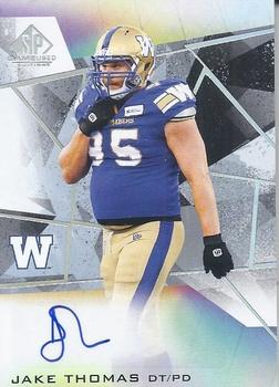 2021 SP Game Used CFL - Autographs #A-TH Jake Thomas Front