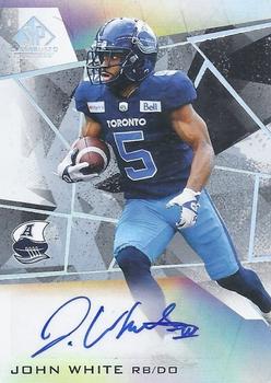 2021 SP Game Used CFL - Autographs #A-WH John White Front