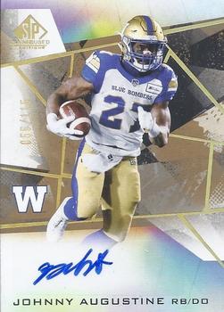 2021 SP Game Used CFL - Autographs Gold #A-AU Johnny Augustine Front