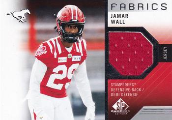 2021 SP Game Used CFL - Fabrics #JW Jamar Wall Front