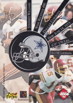 1996 Collector's Edge - Draft Day Exchange #8 Stepfret Williams Back