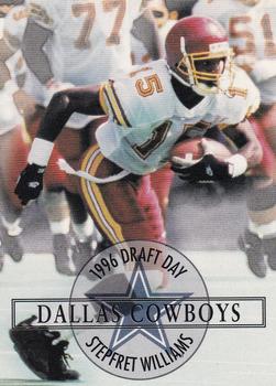 1996 Collector's Edge - Draft Day Exchange #8 Stepfret Williams Front