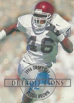 1996 Collector's Edge - Draft Day Exchange #10 Reggie Brown Front