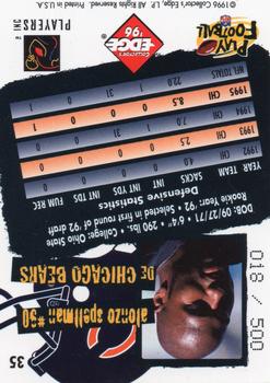 1996 Collector's Edge - Holofoil #35 Alonzo Spellman Back