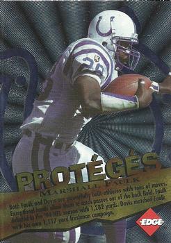 1996 Collector's Edge - Proteges #5 Terrell Davis / Marshall Faulk Front