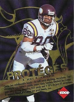 1996 Collector's Edge - Proteges #10 Cris Carter / Chris Sanders Front