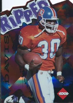 1996 Collector's Edge - Ripped Die Cuts #3 Terrell Davis Front