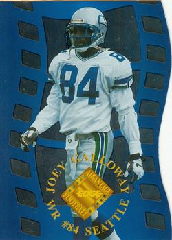 1996 Collector's Edge Advantage - Crystal Cuts Silver #CC12 Joey Galloway Front