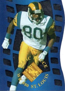 1996 Collector's Edge Advantage - Crystal Cuts Silver #CC22 Isaac Bruce Front