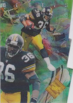 1996 Collector's Edge Advantage - Edge Video Shop at Home Die Cut #V22 Jerome Bettis Front